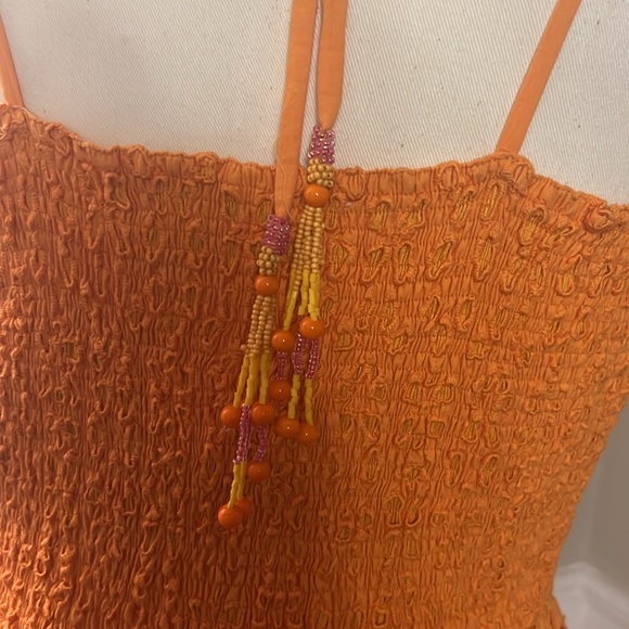La Fuori Tangerine Sun Dress. Size L. NWT - Picture 10 of 14